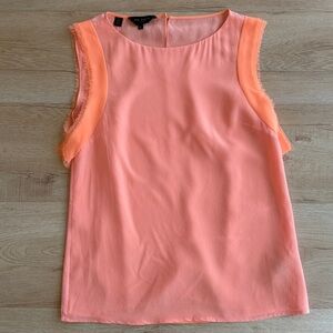Ted Baker Peach Sleeveless Blouse. New! Size 0 Small